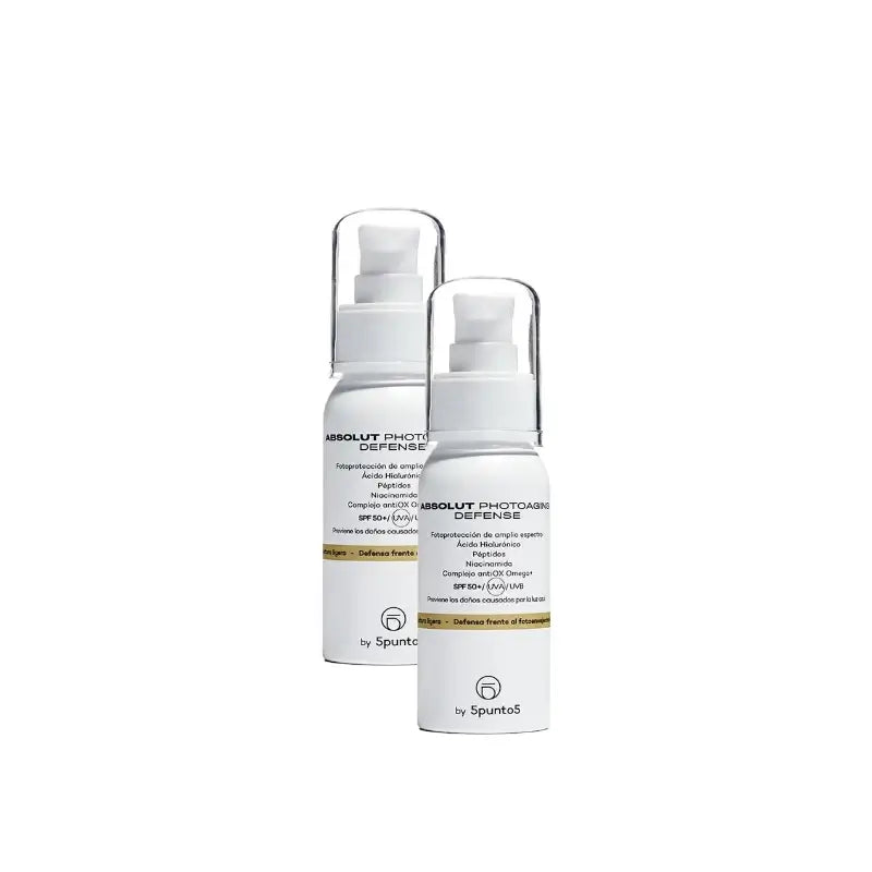 5Punto5 Absolut Photoaging Defense Ochranný krém proti slnku 50 ml, balenie po 2 ks