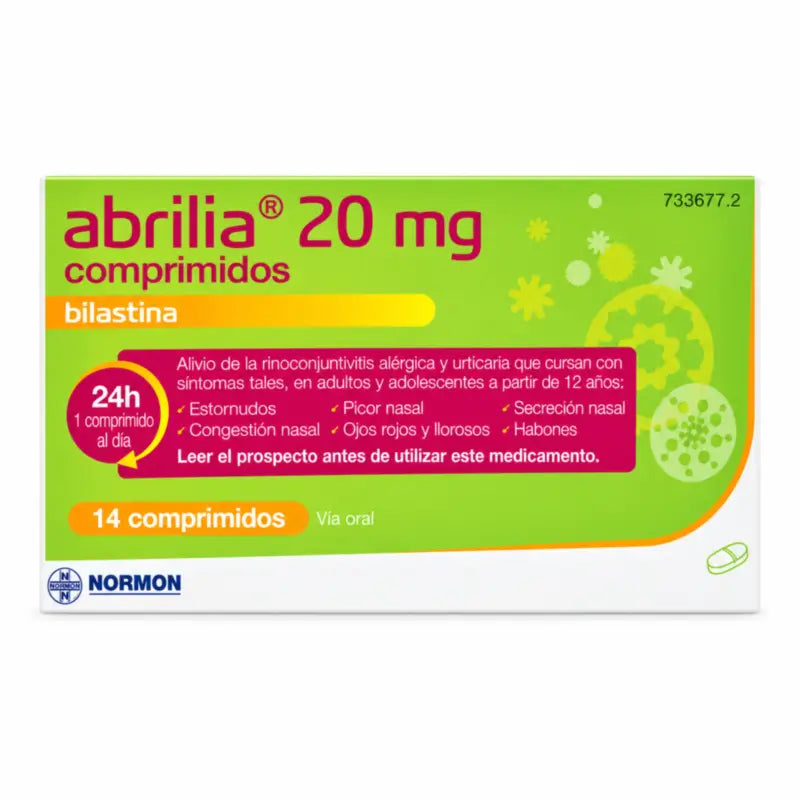 Bilastina Abrilia Normon 20 mg, 14 tabliet
