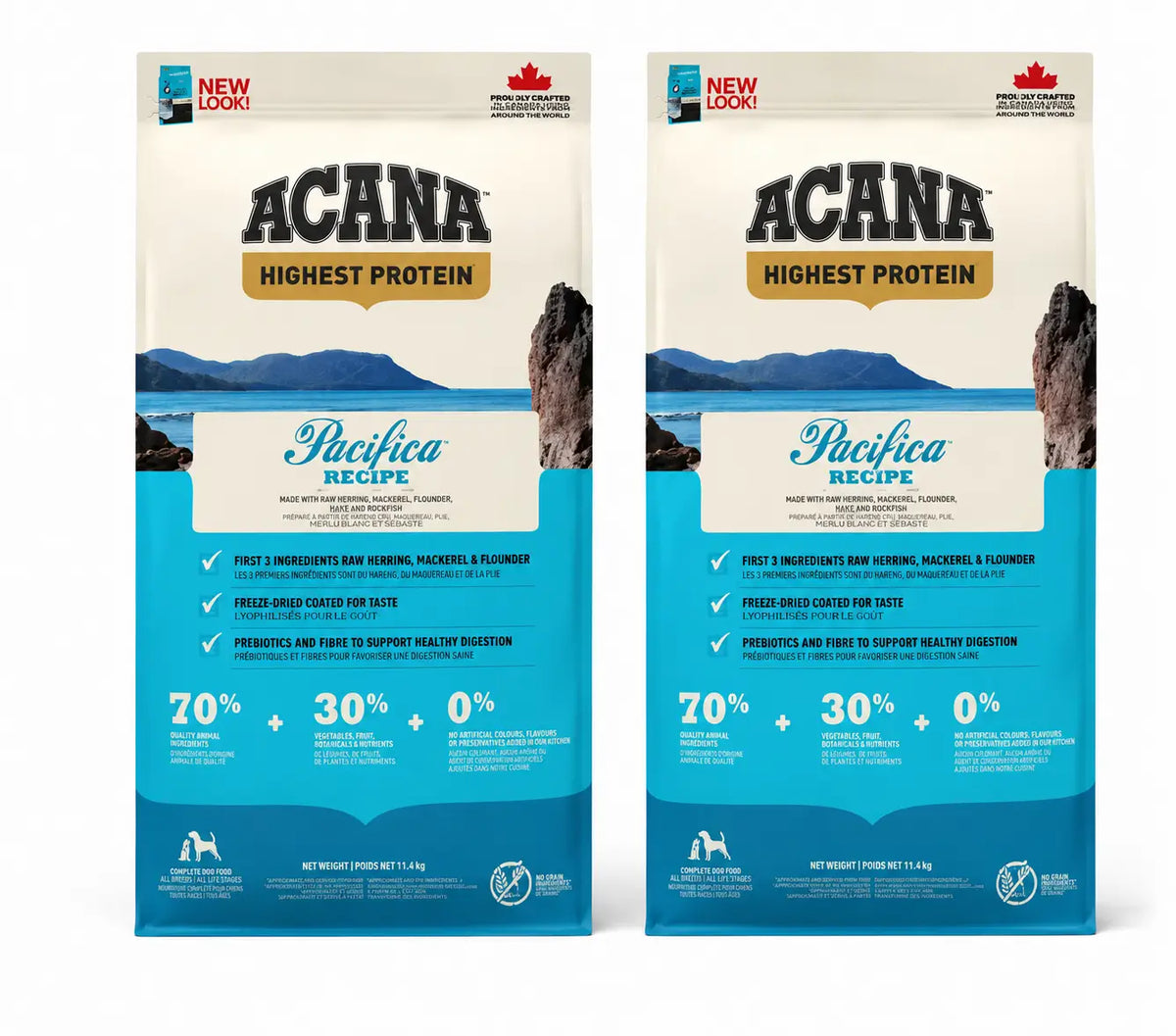 Acana Canine Adult Regionals Pacifica 11,4 Kg Dog Food , pack 2
