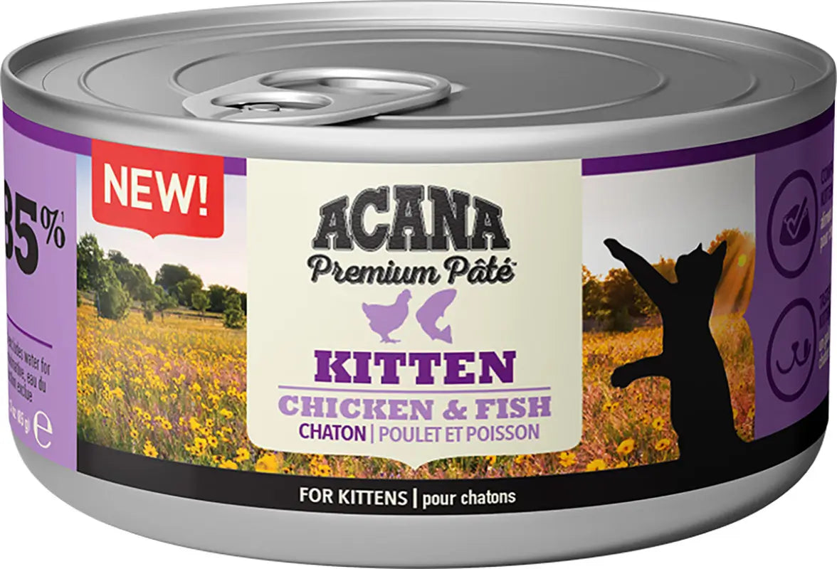 Acana Feline Premium Pate Kitten 24 × 85 g – mokré krmivo pre mačky