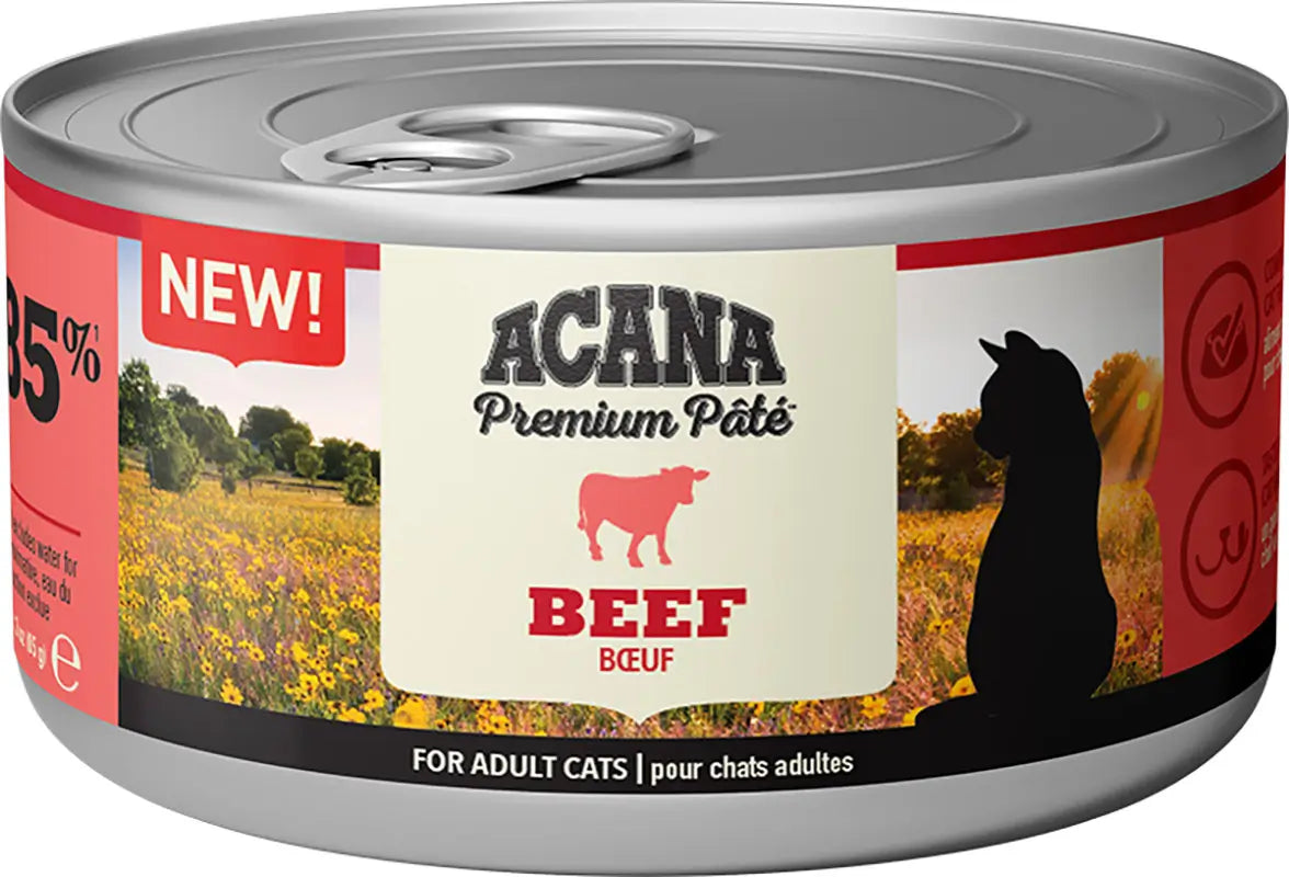 Acana Feline Premium Pate Hovädzie mäso 24×85 g – mokré krmivo pre mačky