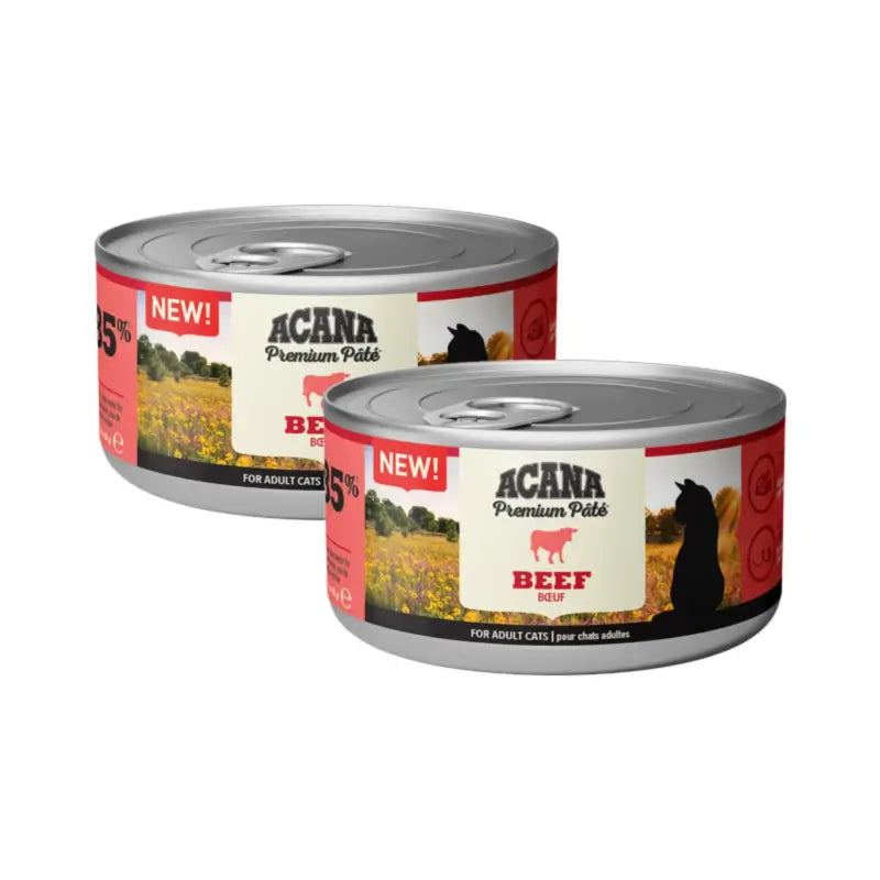 Acana Feline Premium Pate Hovädzie mäso, balenie 2 x 24 x 85 g, mokré krmivo pre mačky