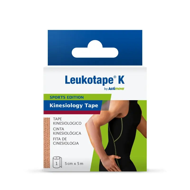 K Sports Edition Kineziologická páska, béžová, 5 cm x 5 m