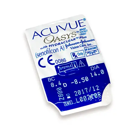 Kontaktné šošovky Acuvue Oasys s dvojtýždňovou výmenou, 6 kusov