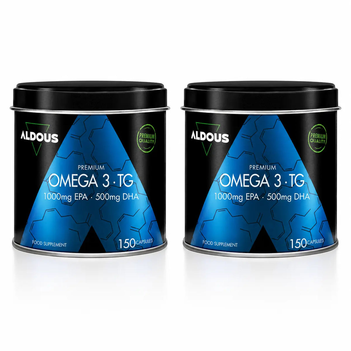 Aldous Bio Omega 3 Premium kapsuly, 150 ks, balenie po 2