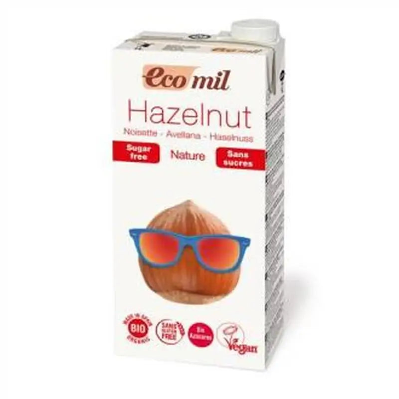 Almond Ecomil Hazelnut Drink Nature 1Lt 6Uds Bio S/A