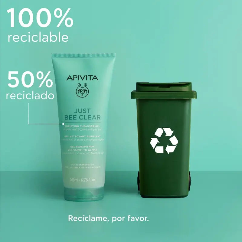 Apivita Čistiaci gél Just Bee Clear, 200 ml