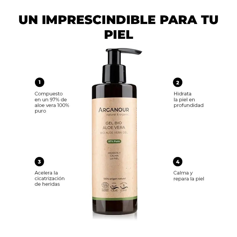 Arganour Telový gél s aloe vera, 250 ml