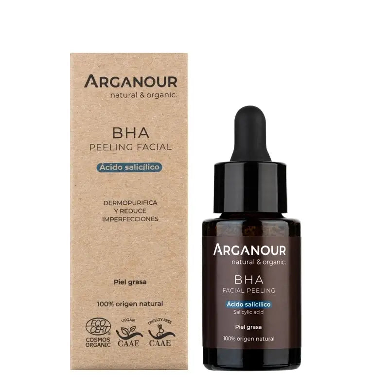 Arganour Pleťový peeling s kyselinou salicylovou (BHA), 30 ml