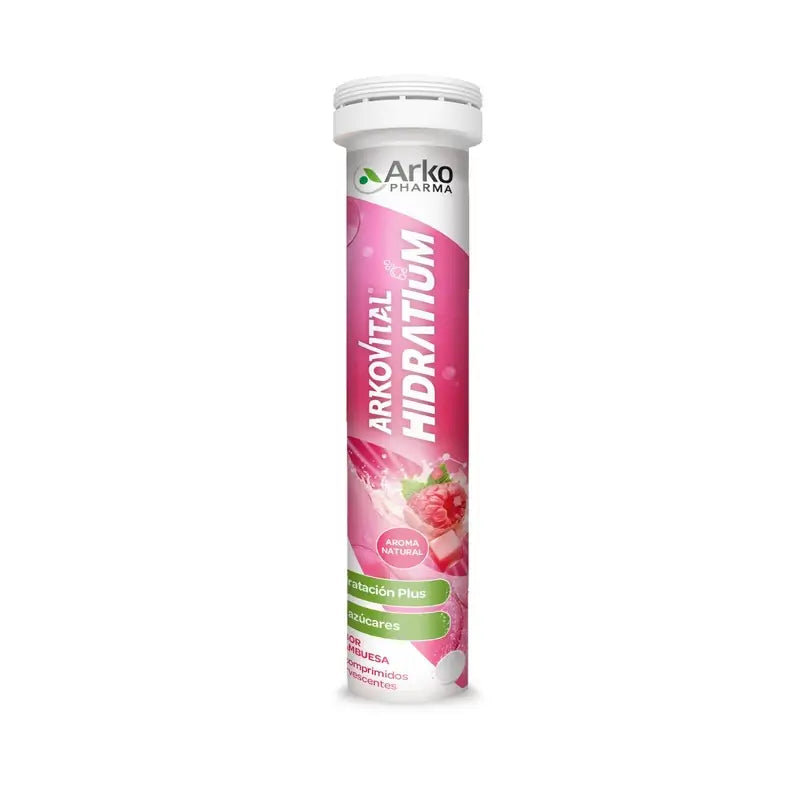 Arkovital Hidratium Raspberry Flavour – Effervescent, 24 tablets