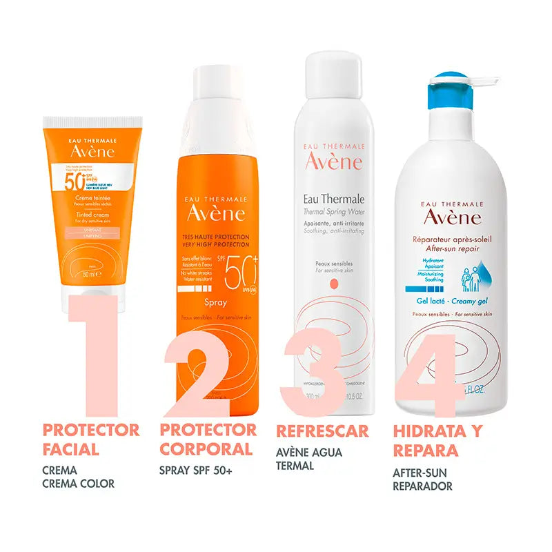 Avène Opaľovací krém pre citlivú pleť SPF 50+ Color 50 ml