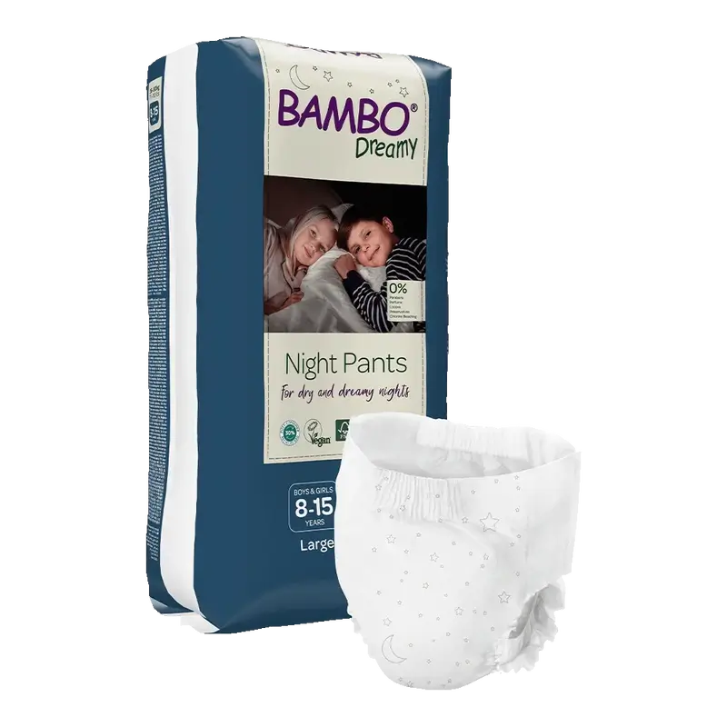 Bambo Nature Dreamy nočné plienky L (35–50 kg), 10 ks