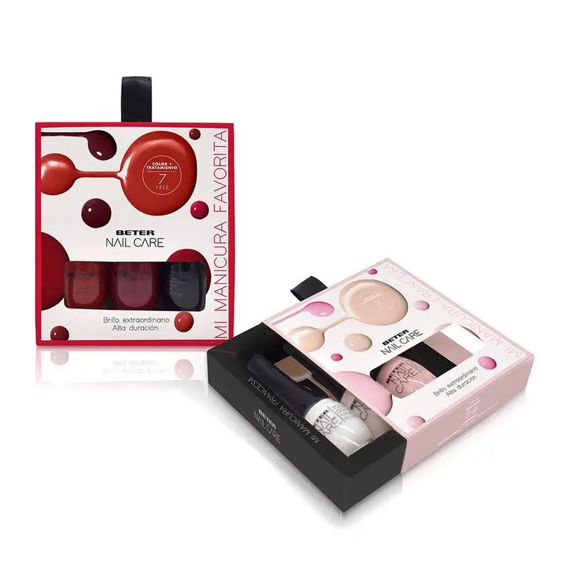 Beter Nail Care Pack – 3x laky na nechty Red Lover
