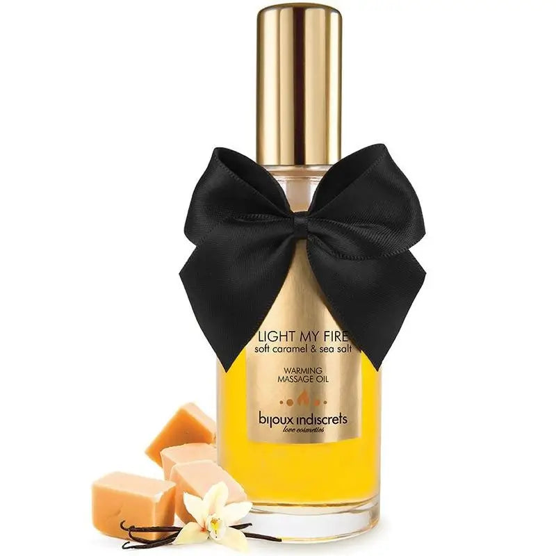 Bijoux Love Cosmetiques Masážny olej s hrejivým účinkom a karamelovou vôňou