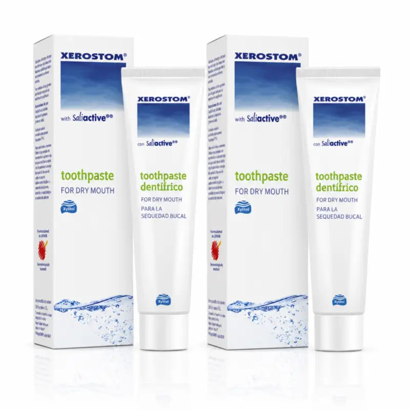 Biocosmetics Xerostom – zubná pasta na sucho v ústach, 2 x 50 ml