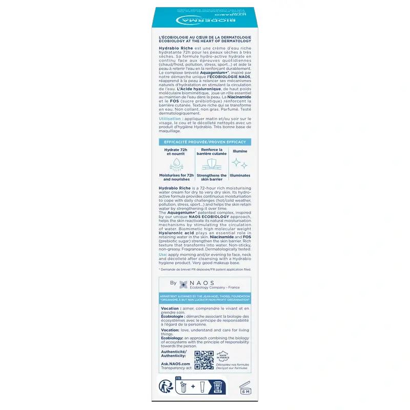 Bioderma Hydrabio bohatý krém, 40 ml