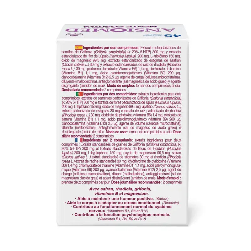BioSérum Ansiomed Pozitívna myseľ, 45 tabliet