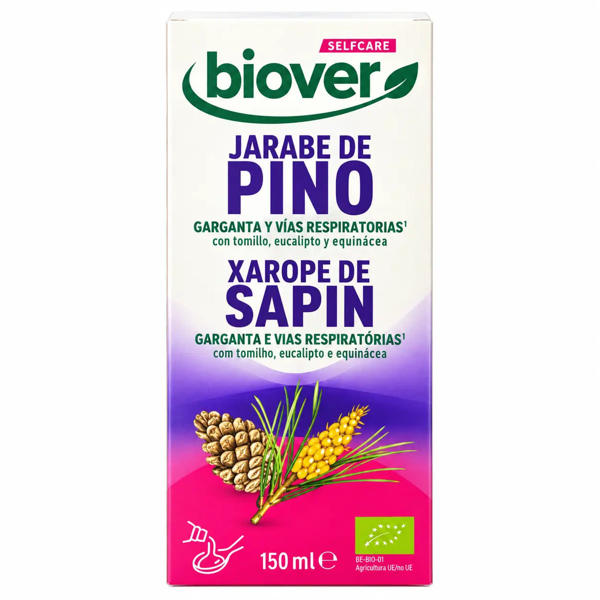 Biover Borovicový sirup 150 ml. Bio