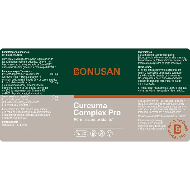Bonusan Curcuma Complex Pro, 60 kapsúl