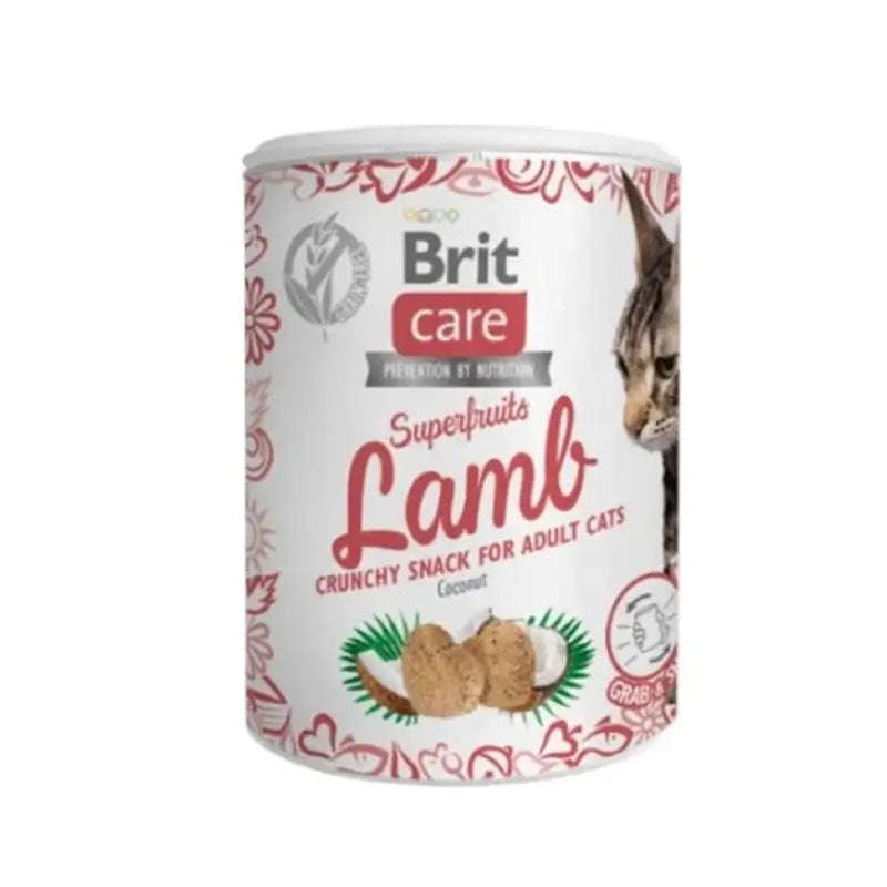 Brit Care Cat Snack Sf – Jahňacie mäso 6 × 100 g