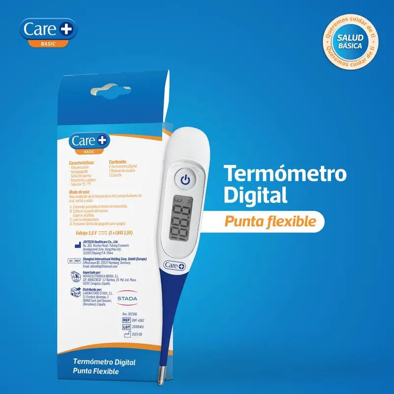 Care+ Digitálny teplomer s ohybnou špičkou