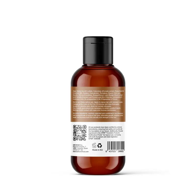 CBD Home Šampón s CBD proti vypadávaniu vlasov pre ženy, 250 ml