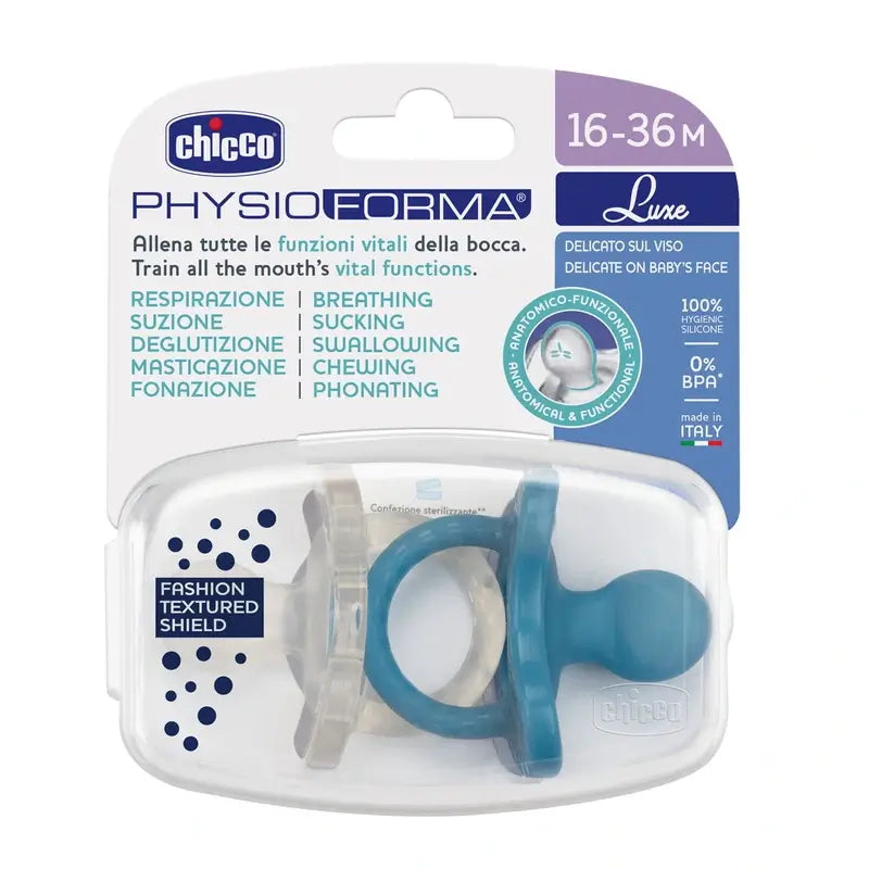 Chicco cumlík Physioforma Luxe 16–36, 2 ks, modro-sivý