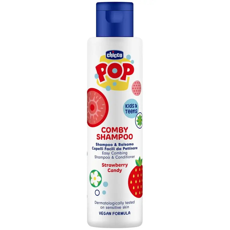 Chicco Pop Strawberry Shampoo + Conditioner 250 Ml