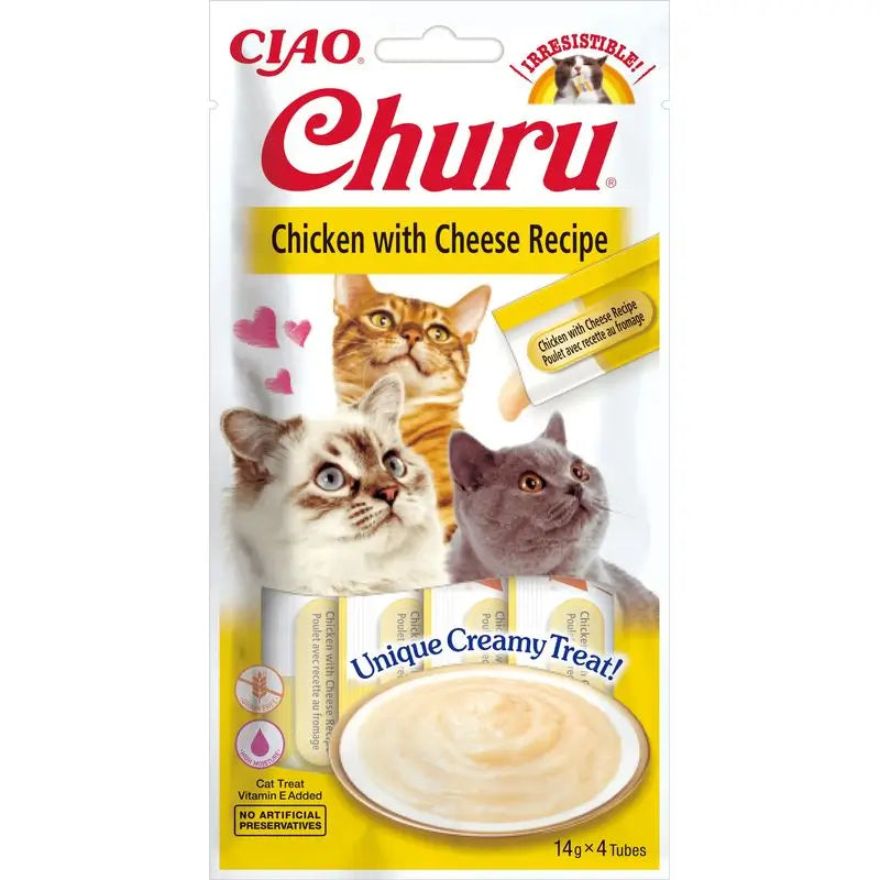 Churu Gato Chicken & Cheese Recipe 4X14Gr