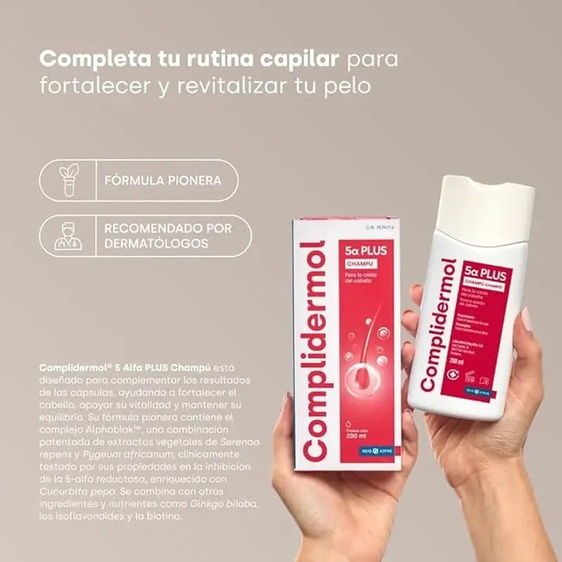 Complidermol Šampón 5 Alfa proti vypadávaniu vlasov 200 ml