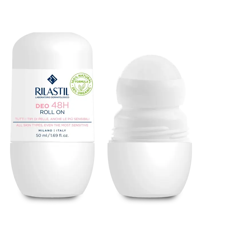 Rilastil Deodermial dezodorant v roll-one s 48-hodinovou účinnosťou, 50 ml