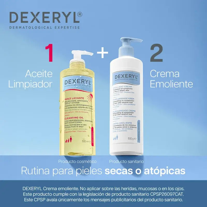 Dexeryl – zmäkčujúci krém pre atopickú pokožku 500 ml