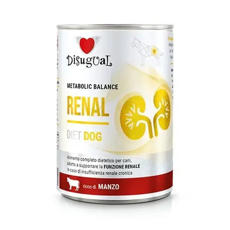 Disugual Diet Dog Renal – teľacie mäso, 6 × 400 g