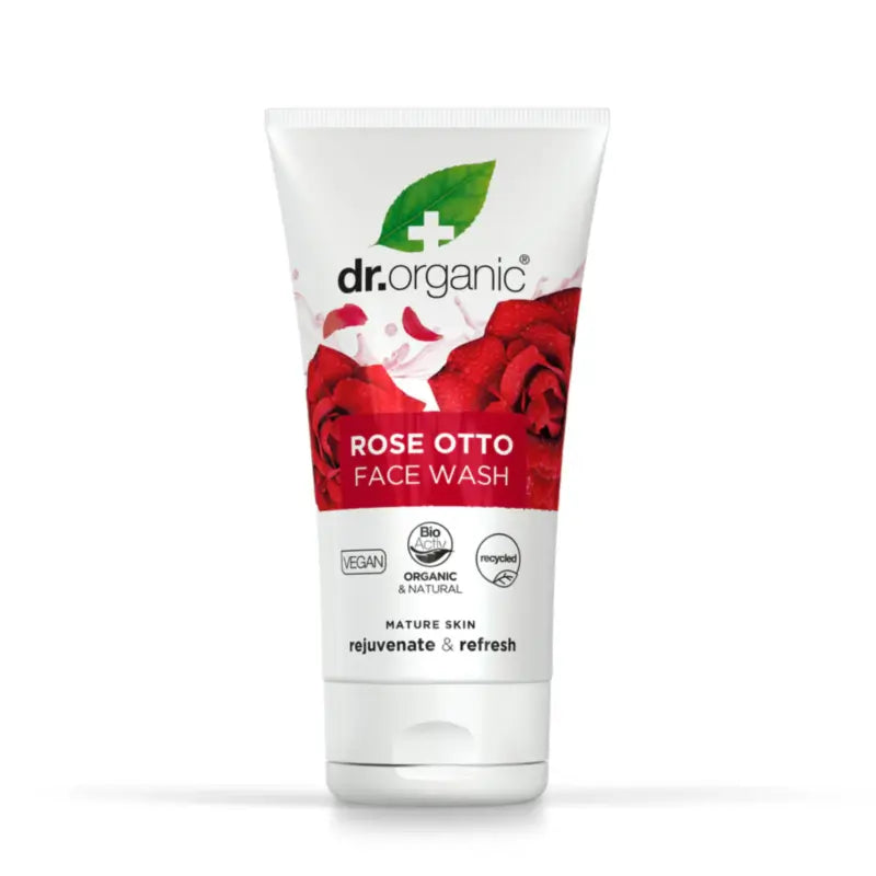 Dr. Organic Čistiaci prípravok na tvár pre zrelú pleť s ružovým olejom 150 ml
