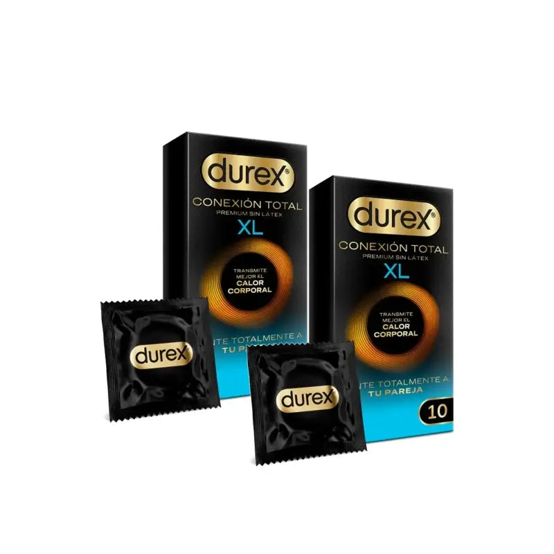 Durex Total Connection XL 10 condoms, pack of 2