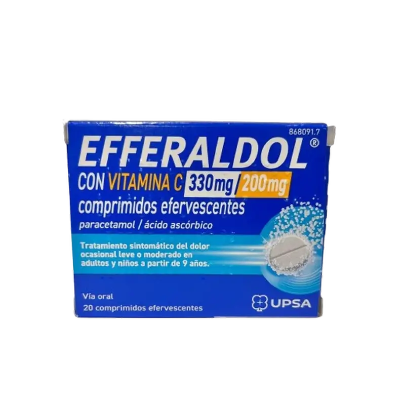 Efferaldol Vitamín C 20 šumivých tabliet