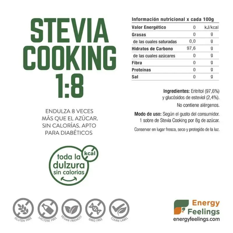 Energy Feelings Stevia 100 Sbrs. Vegánsky Sg