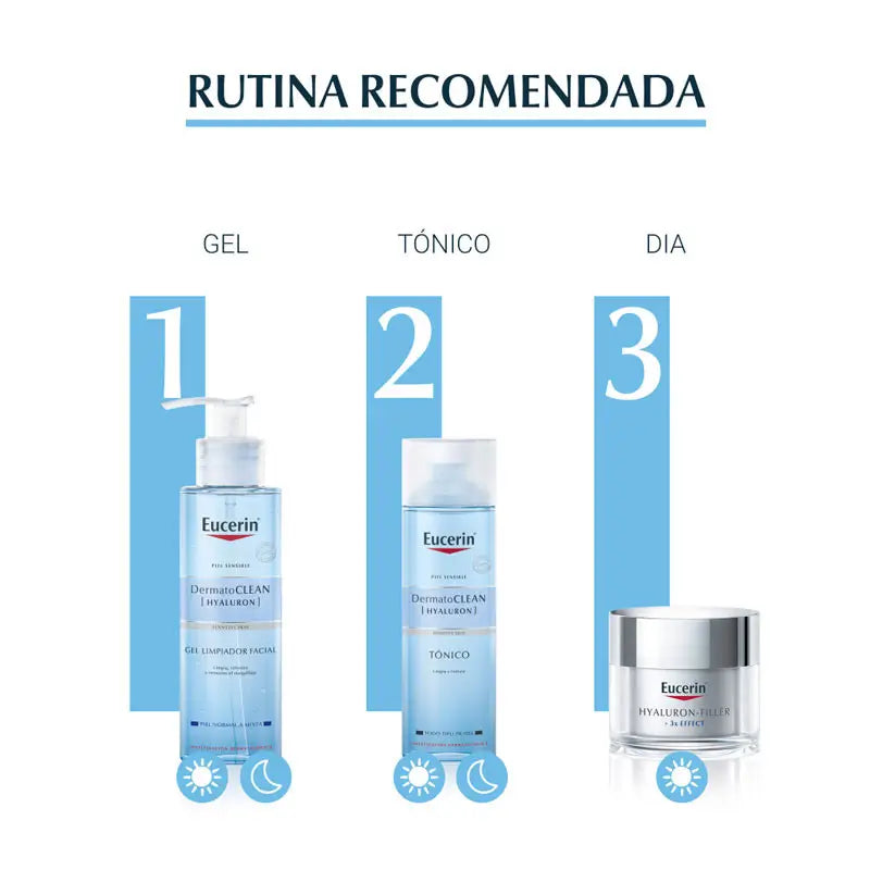Eucerin DermatoCLEAN Hyaluron čistiaci gél na tvár, 200 ml