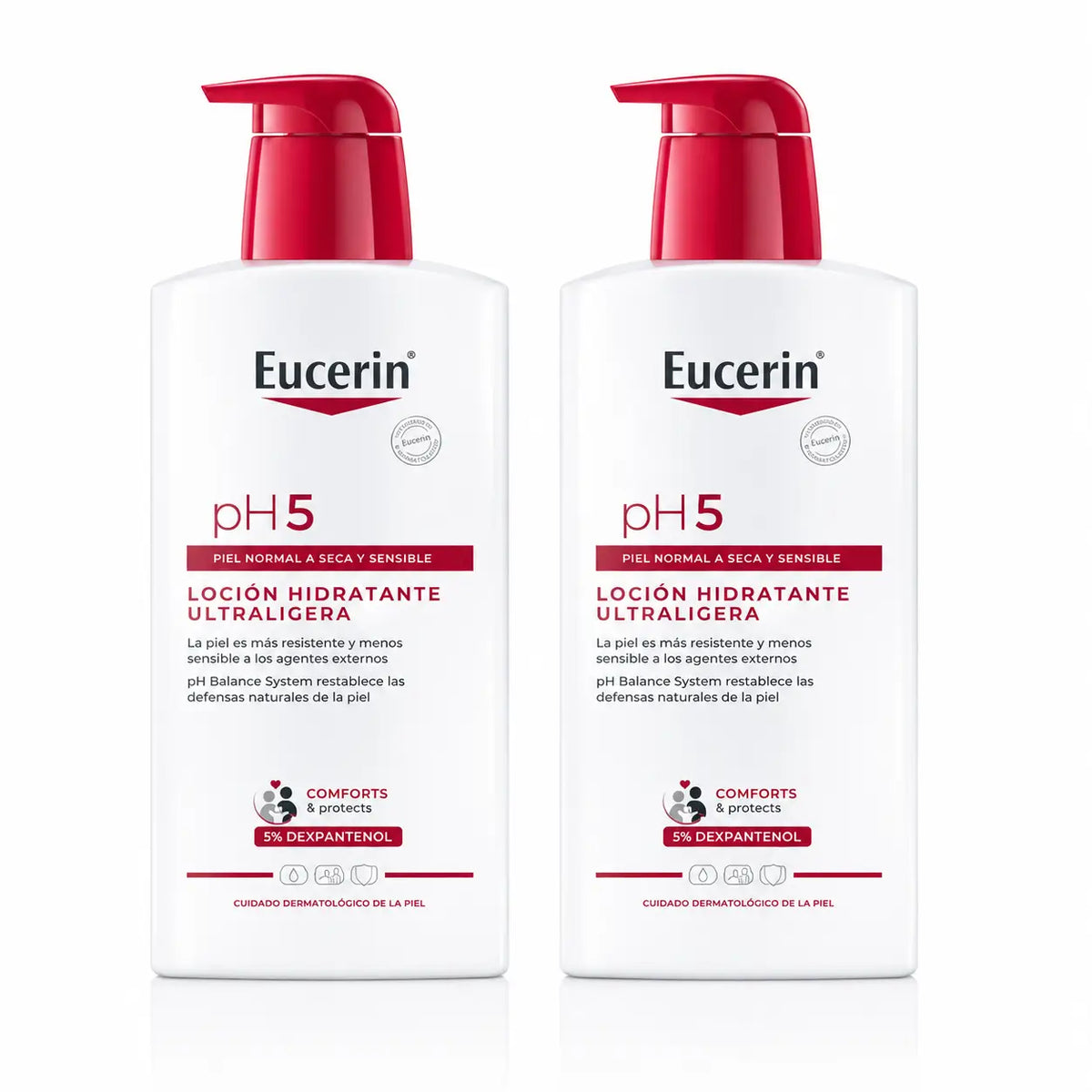 Eucerin Ph5 ultralehký krém, 1000 ml, balenie po 2 ks