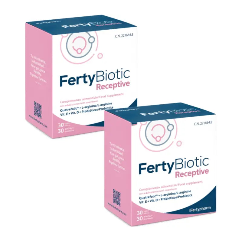 Fertybiotic Receptive Pack 2 x 30 kapsúl + 30 vrecúšok