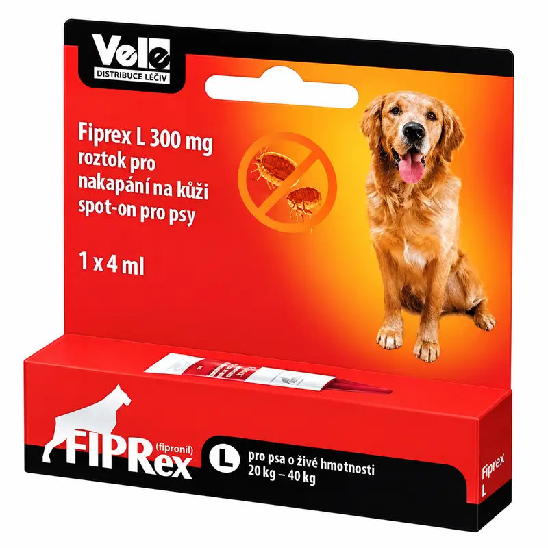 Chemical Fiprex L (psy 20–40 kg), 12 pipiet