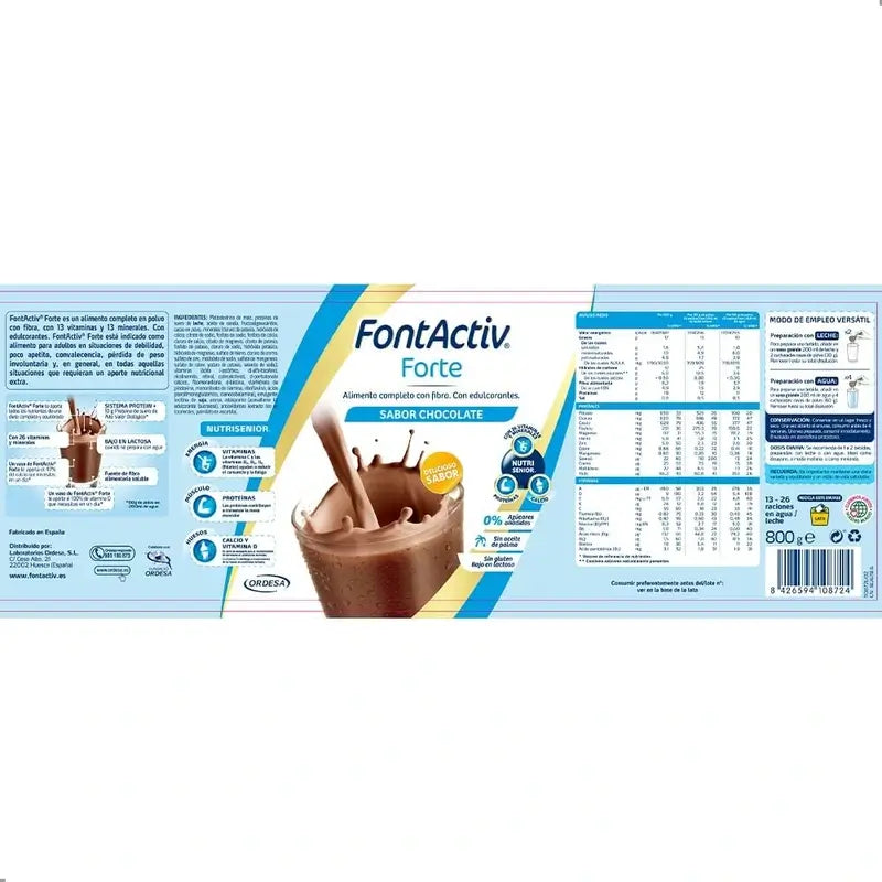 Fontactiv forte ProAction čokoláda, 800 g