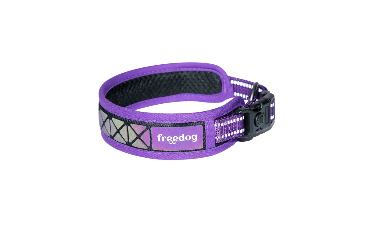 Obojok Freedog Boreal, fialový, 15 mm, 30/42 cm