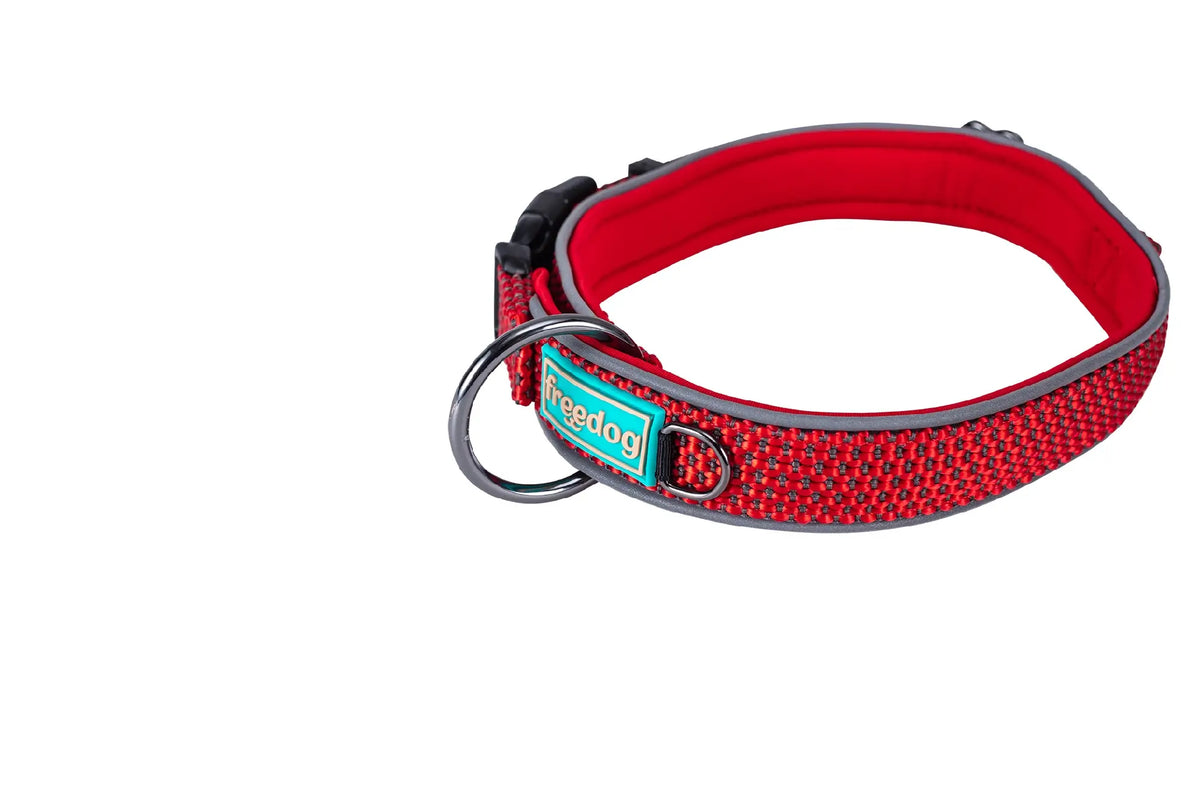 Obojok Freedog Nylon Extreme červený, 20 mm, 35/51 cm