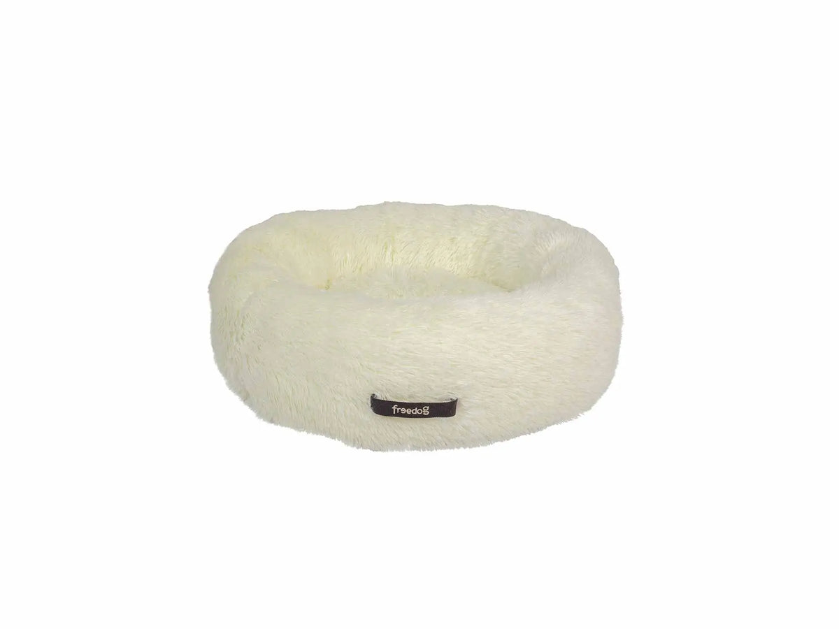 Freedog Antistresová obruč „Donut“ – biela, 50 cm