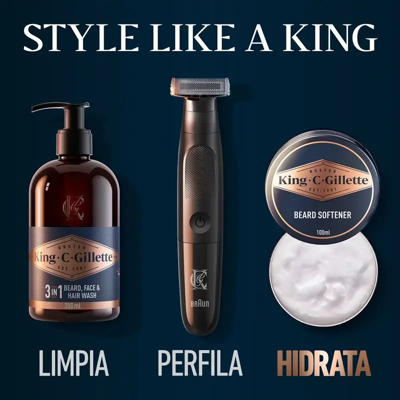 Gillette King C. Jemný balzam na bradu, 100 ml