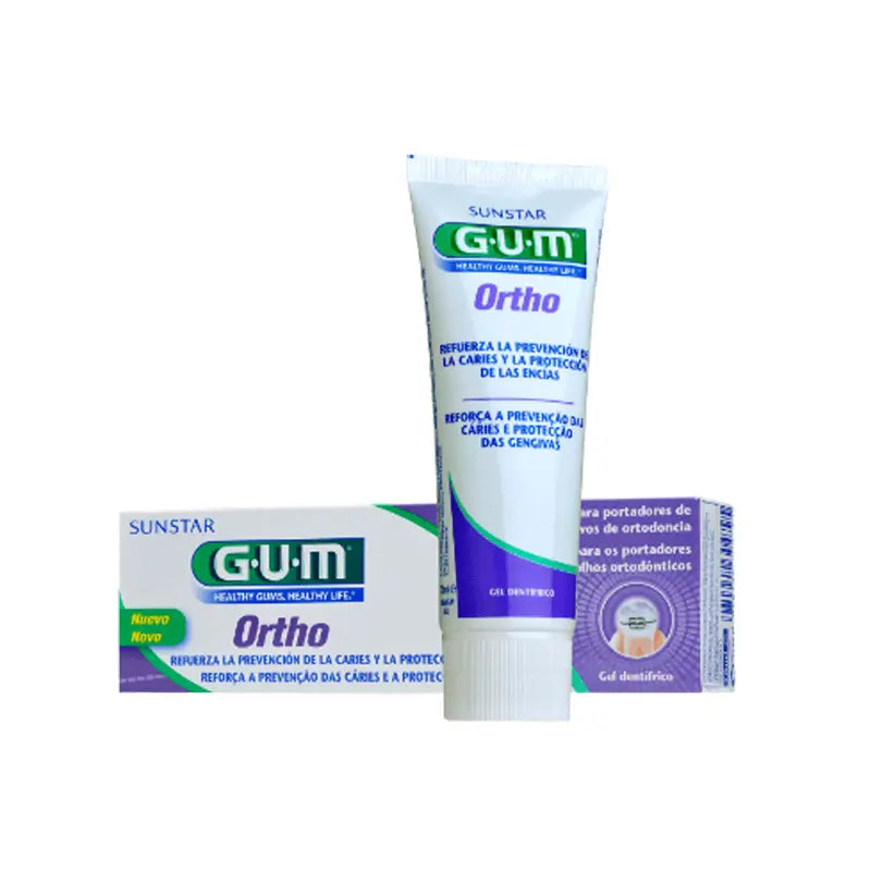 GUM ORTHO TOOTHPASTE GEL 75 ML