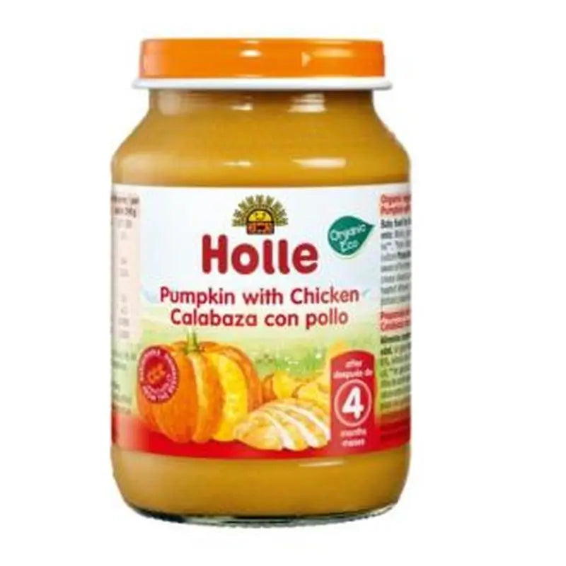 Holle Pumpkin with Chicken 5Months 190Gr. Demeter