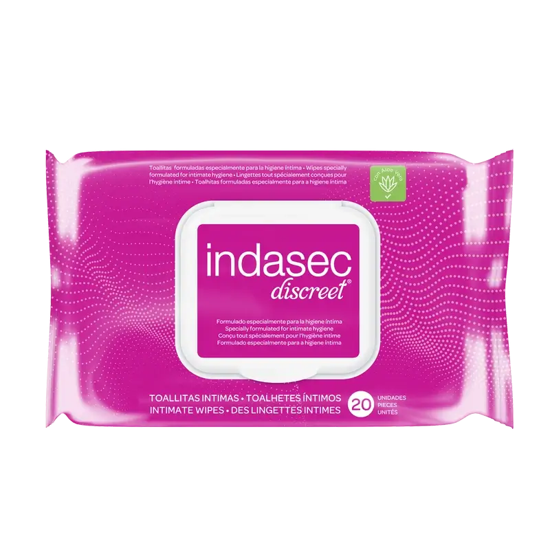 Indasec Intímne vlhčené utierky, 30 kusov