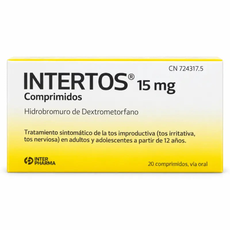 Intertos 15 mg, 20 tabliet